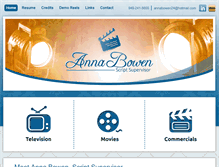 Tablet Screenshot of anna-bowen.com